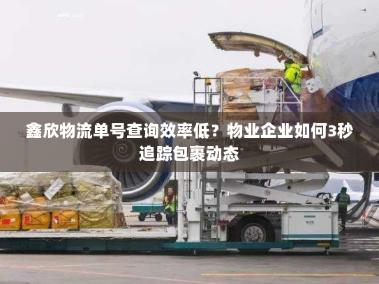鑫欣物流单号查询效率低？物业企业如何3秒追踪包裹动态