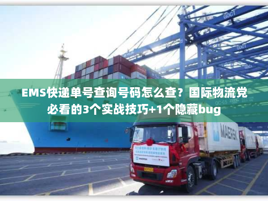 EMS快递单号查询号码怎么查？国际物流党必看的3个实战技巧+1个隐藏bug