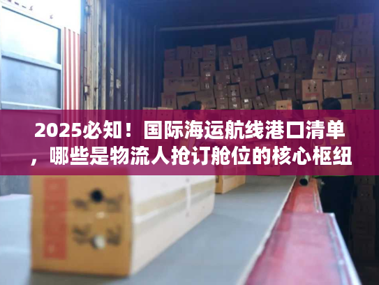 2025必知！国际海运航线港口清单，哪些是物流人抢订舱位的核心枢纽？