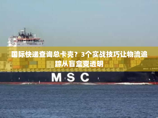 国际快递查询总卡壳？3个实战技巧让物流追踪从盲盒变透明