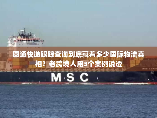圆通快递跟踪查询到底藏着多少国际物流真相？老跨境人用3个案例说透