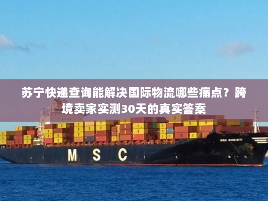 苏宁快递查询能解决国际物流哪些痛点？跨境卖家实测30天的真实答案