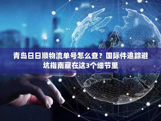 青岛日日顺物流单号怎么查？国际件追踪避坑指南藏在这3个细节里