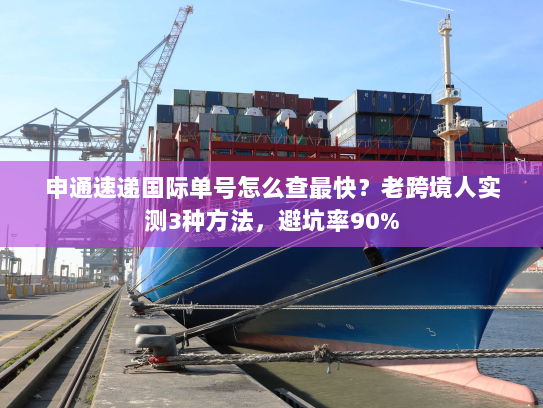 申通速递国际单号怎么查最快?老跨境人实测3种方法,避坑率90% 申通速递国际单号怎么查最快?老跨境人实测3种方法,避坑率90%