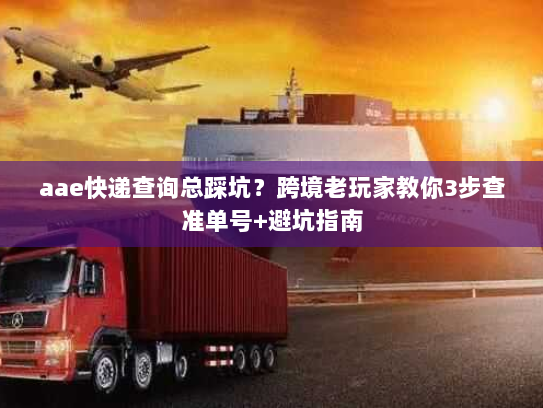 aae快递查询总踩坑？跨境老玩家教你3步查准单号+避坑指南