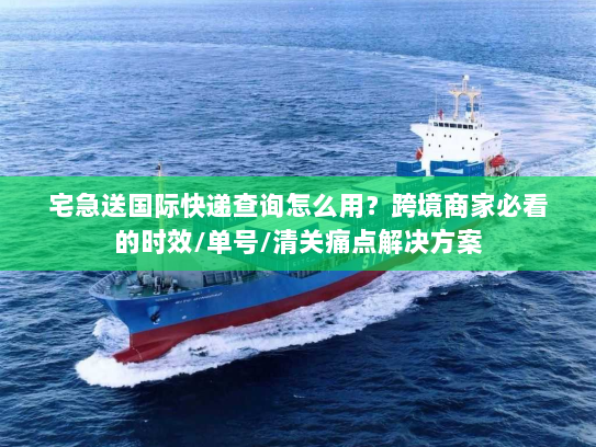 宅急送国际快递查询怎么用？跨境商家必看的时效/单号/清关痛点解决方案