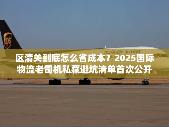 区清关到底怎么省成本？2025国际物流老司机私藏避坑清单首次公开