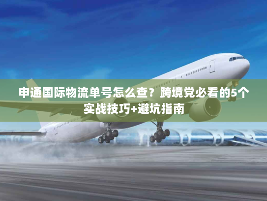 申通国际物流单号怎么查？跨境党必看的5个实战技巧+避坑指南