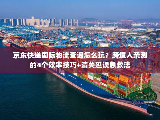 京东快递国际物流查询怎么玩？跨境人亲测的4个效率技巧+清关延误急救法