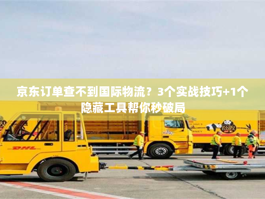京东订单查不到国际物流？3个实战技巧+1个隐藏工具帮你秒破局