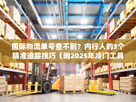 国际物流单号查不到？内行人的3个精准追踪技巧（附2025年冷门工具清单）