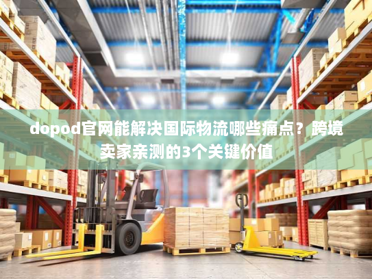 dopod官网能解决国际物流哪些痛点？跨境卖家亲测的3个关键价值