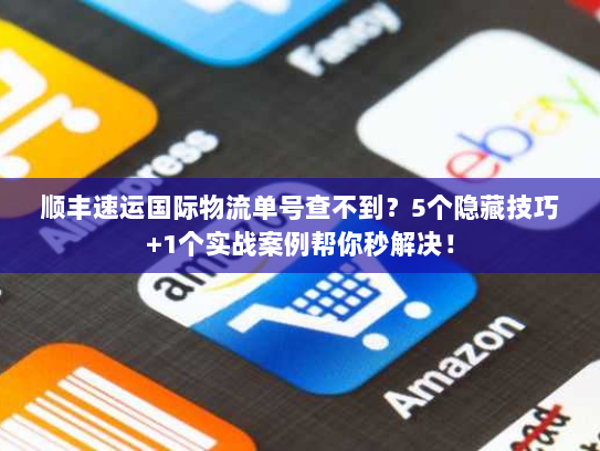 顺丰速运国际物流单号查不到？5个隐藏技巧+1个实战案例帮你秒解决！