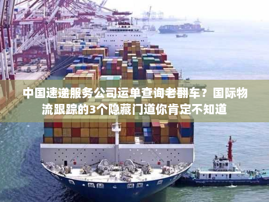 中国速递服务公司运单查询老翻车？国际物流跟踪的3个隐藏门道你肯定不知道