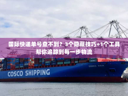 国际快递单号查不到？3个隐藏技巧+1个工具帮你追踪到每一步物流