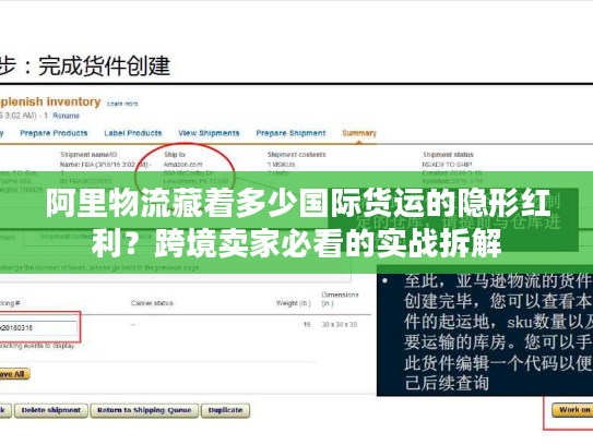 阿里物流藏着多少国际货运的隐形红利？跨境卖家必看的实战拆解