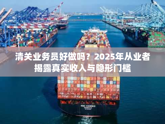 清关业务员好做吗？2025年从业者揭露真实收入与隐形门槛