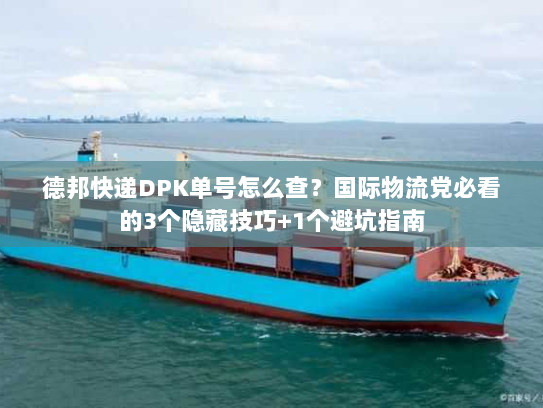 德邦快递DPK单号怎么查？国际物流党必看的3个隐藏技巧+1个避坑指南