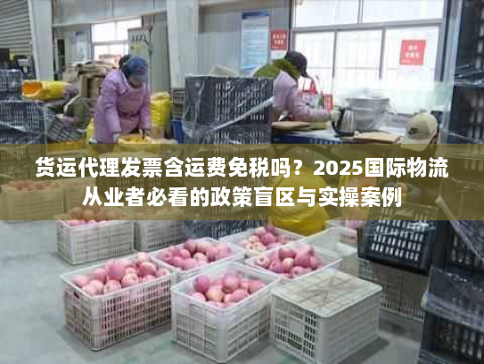 货运代理发票含运费免税吗？2025国际物流从业者必看的政策盲区与实操案例