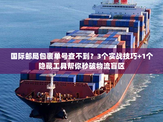 国际邮局包裹单号查不到？3个实战技巧+1个隐藏工具帮你秒破物流盲区