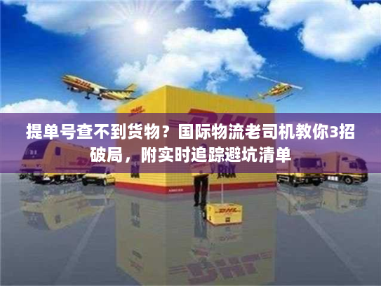 提单号查不到货物？国际物流老司机教你3招破局，附实时追踪避坑清单