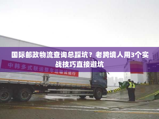 国际邮政物流查询总踩坑?老跨境人用3个实战技巧直接避坑 国际邮政物流查询总踩坑?老跨境人用3个实战技巧直接避坑
