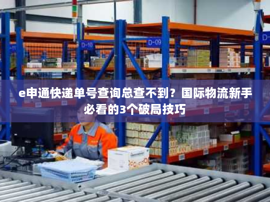 e申通快递单号查询总查不到？国际物流新手必看的3个破局技巧