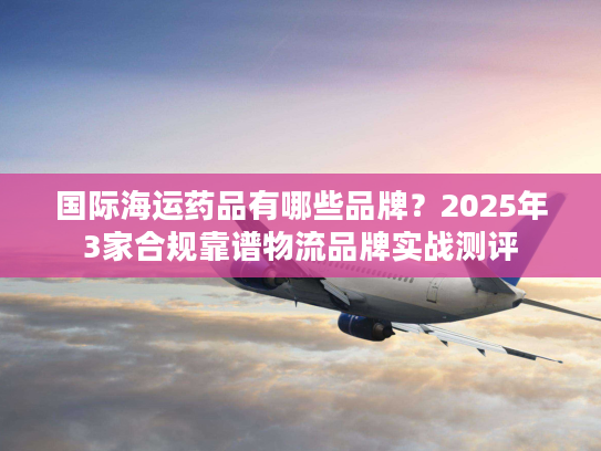 国际海运药品有哪些品牌？2025年3家合规靠谱物流品牌实战测评