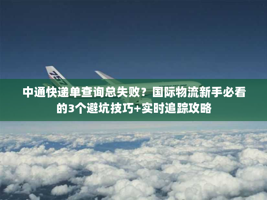 中通快递单查询总失败？国际物流新手必看的3个避坑技巧+实时追踪攻略