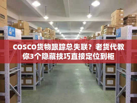 COSCO货物跟踪总失联?老货代教你3个隐藏技巧直接定位到柜 COSCO货物跟踪总失联?老货代教你3个隐藏技巧直接定位到柜