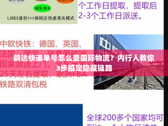 韵达快递单号怎么查国际物流？内行人教你3步搞定隐藏链路