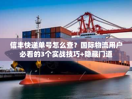 信丰快递单号怎么查？国际物流用户必看的3个实战技巧+隐藏门道