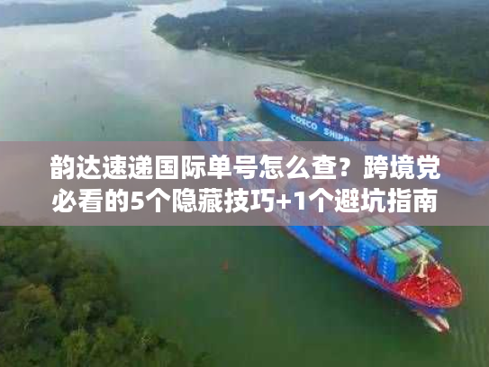 韵达速递国际单号怎么查?跨境党必看的5个隐藏技巧+1个避坑指南 韵达速递国际单号怎么查?跨境党必看的5个隐藏技巧+1个避坑指南