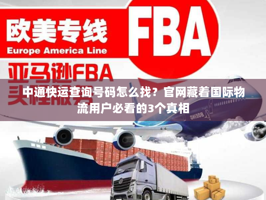 中通快运查询号码怎么找？官网藏着国际物流用户必看的3个真相