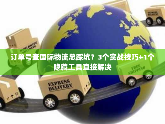订单号查国际物流总踩坑？3个实战技巧+1个隐藏工具直接解决