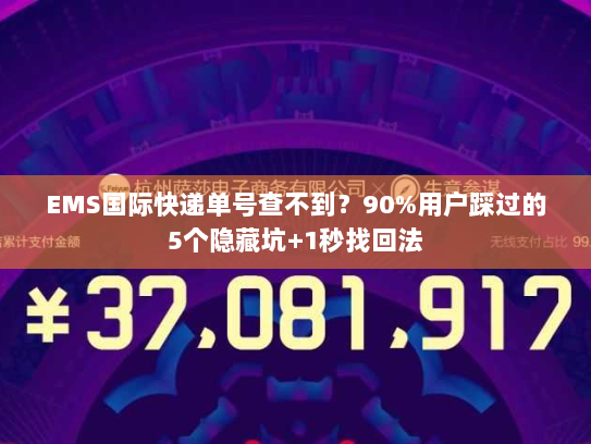 EMS国际快递单号查不到？90%用户踩过的5个隐藏坑+1秒找回法