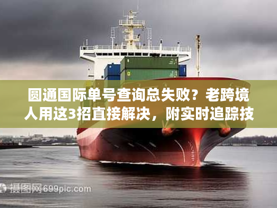 圆通国际单号查询总失败？老跨境人用这3招直接解决，附实时追踪技巧