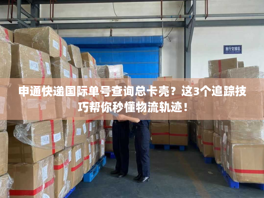 申通快递国际单号查询总卡壳？这3个追踪技巧帮你秒懂物流轨迹！