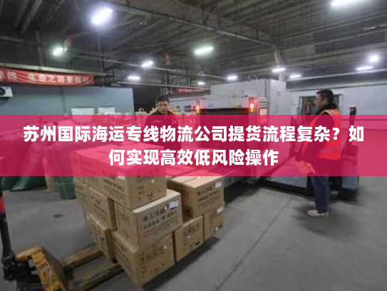 苏州国际海运专线物流公司提货流程复杂?如何实现高效低风险操作 苏州国际海运专线物流公司提货流程复杂?如何实现高效低风险操作