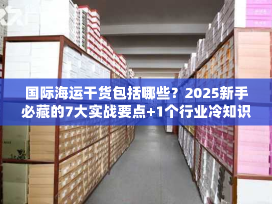 国际海运干货包括哪些？2025新手必藏的7大实战要点+1个行业冷知识