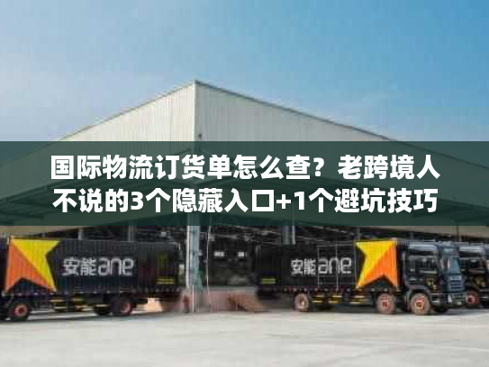 国际物流订货单怎么查？老跨境人不说的3个隐藏入口+1个避坑技巧