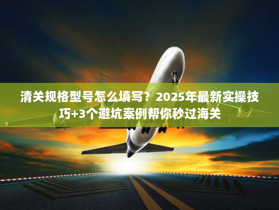 清关规格型号怎么填写？2025年最新实操技巧+3个避坑案例帮你秒过海关