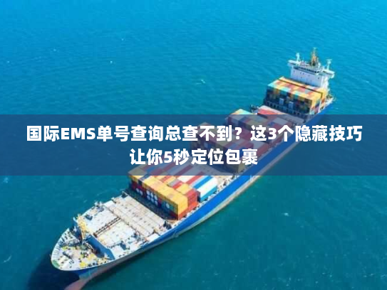国际EMS单号查询总查不到？这3个隐藏技巧让你5秒定位包裹