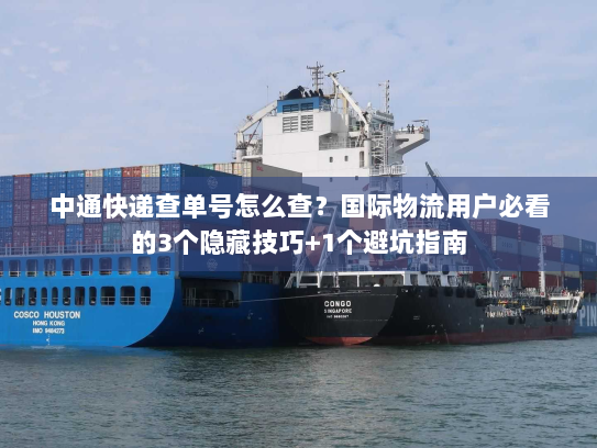 中通快递查单号怎么查？国际物流用户必看的3个隐藏技巧+1个避坑指南