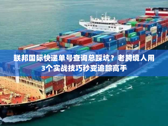 联邦国际快递单号查询总踩坑？老跨境人用3个实战技巧秒变追踪高手