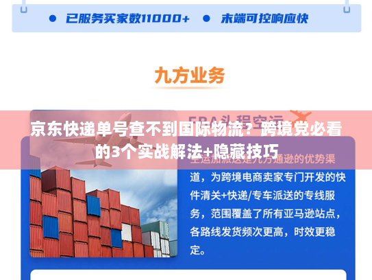 京东快递单号查不到国际物流？跨境党必看的3个实战解法+隐藏技巧