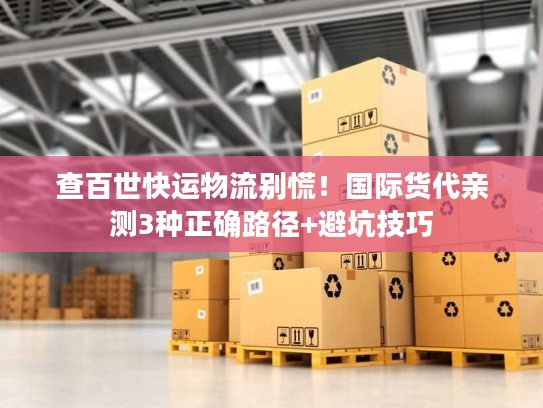 查百世快运物流别慌！国际货代亲测3种正确路径+避坑技巧