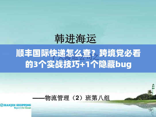 顺丰国际快递怎么查?跨境党必看的3个实战技巧+1个隐藏bug 顺丰国际快递怎么查?跨境党必看的3个实战技巧+1个隐藏bug