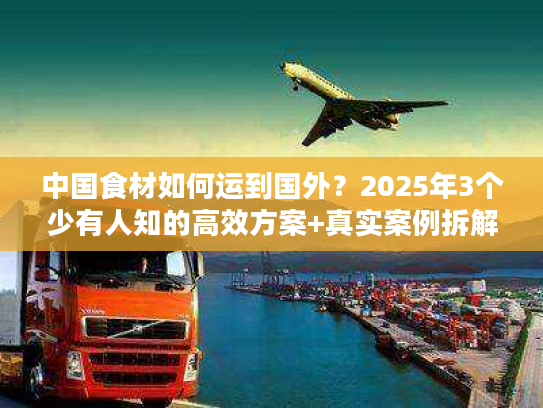 中国食材如何运到国外？2025年3个少有人知的高效方案+真实案例拆解