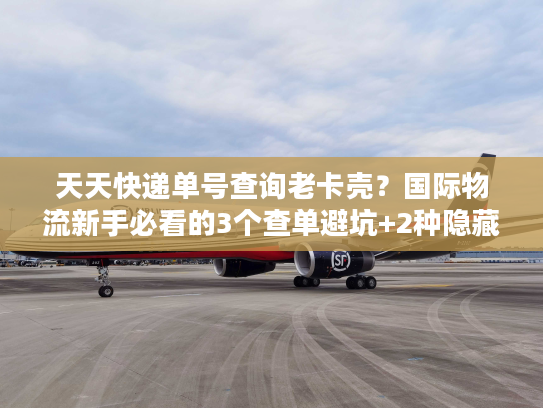 天天快递单号查询老卡壳?国际物流新手必看的3个查单避坑+2种隐藏追踪法 天天快递单号查询老卡壳?国际物流新手必看的3个查单避坑+2种隐藏追踪法